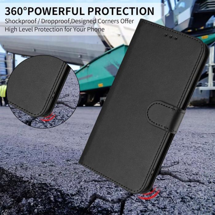 OEM - Samsung Galaxy A37 Plånboksfodral RFID Skydd Konstläder - Svart
