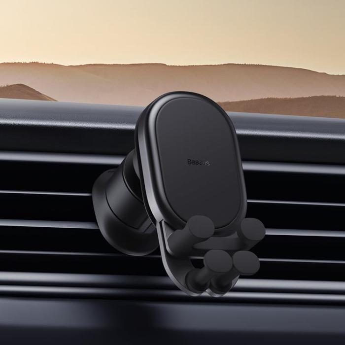 BASEUS - Baseus Bilhållare Stable Air Vent - Svart