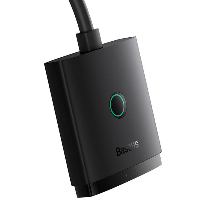 BASEUS - Baseus HDMI Adaptrar med Kabel AirJoy 2in1 - Svart