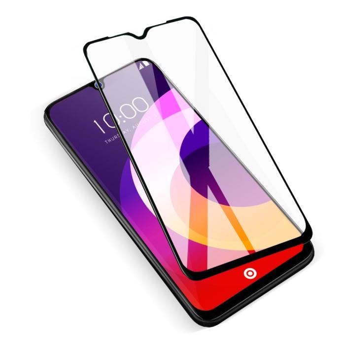 OEM - 5D Full Glue Keramiskt Glas för Galaxy A02s/A03s - Svart