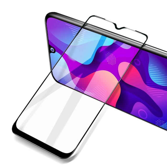 OEM - 5D Full Glue Keramiskt Glas för Galaxy A02s/A03s - Svart