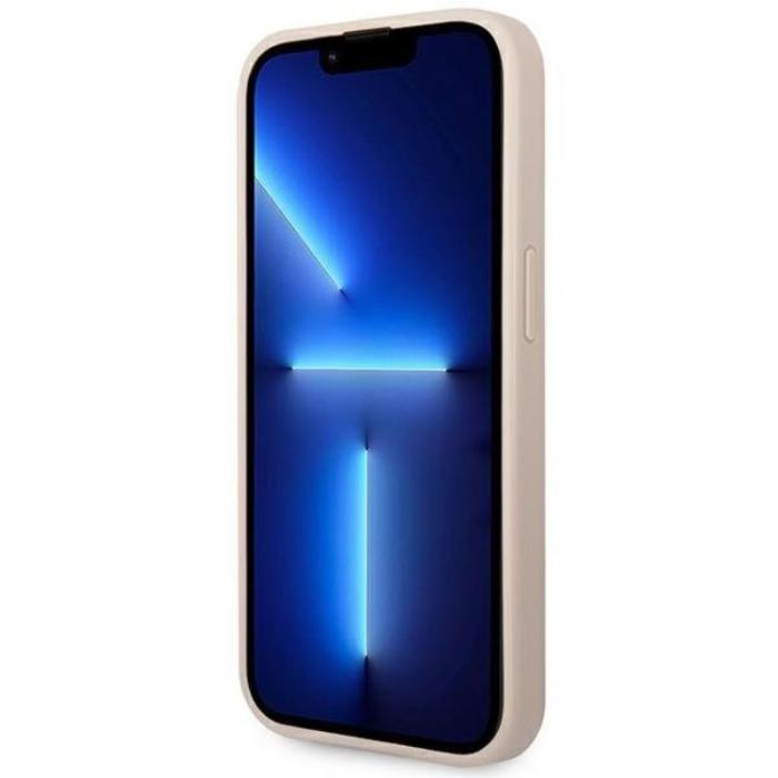 Guess - GUESS iPhone 14 Pro Max Skal Big Metall Logo - Rosa
