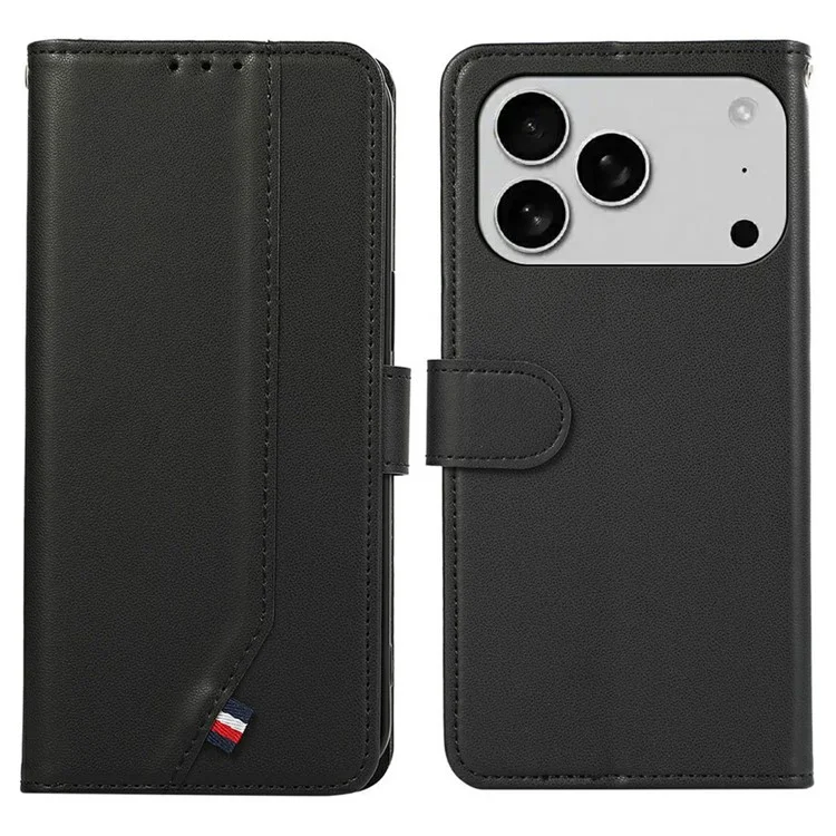 iPhone 17 Pro Plånboksfodral RFID Blocking - Svart | 2353 | AlltMobil