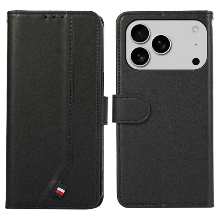 A-One Brand - iPhone 17 Pro Plånboksfodral RFID Blocking - Svart