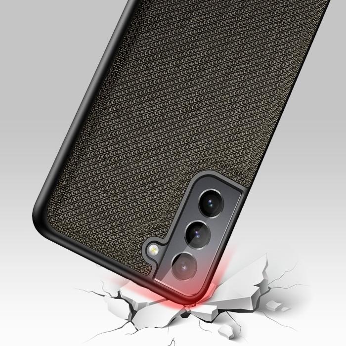 UTGATT4 - Dux Ducis Fino Nylon Skal Samsung Galaxy S21 FE - Grön