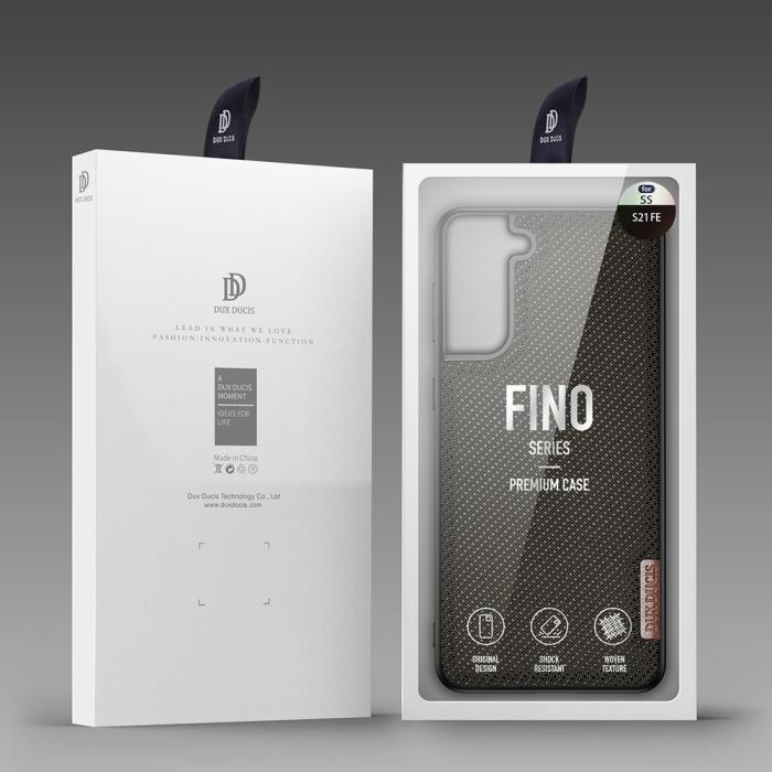 UTGATT4 - Dux Ducis Fino Nylon Skal Samsung Galaxy S21 FE - Grön