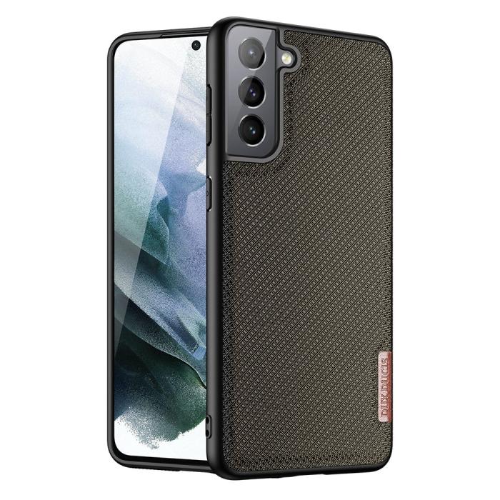 UTGATT4 - Dux Ducis Fino Nylon Skal Samsung Galaxy S21 FE - Grön
