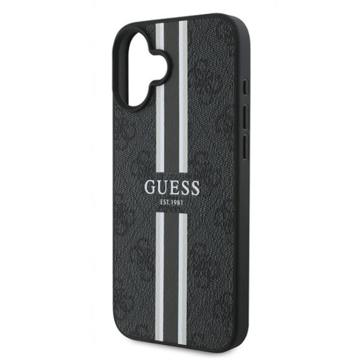 Guess - Guess iPhone 16 Plus Mobilskal Magsafe 4G Printed Stripes