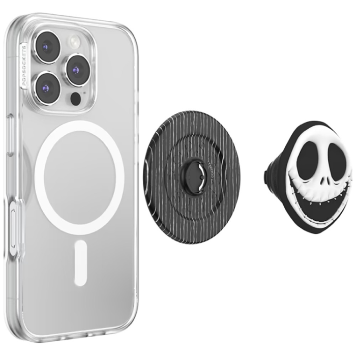 PopSockets - PopSockets MagSafe Popuphållare och Stativ King of Fright - Svart