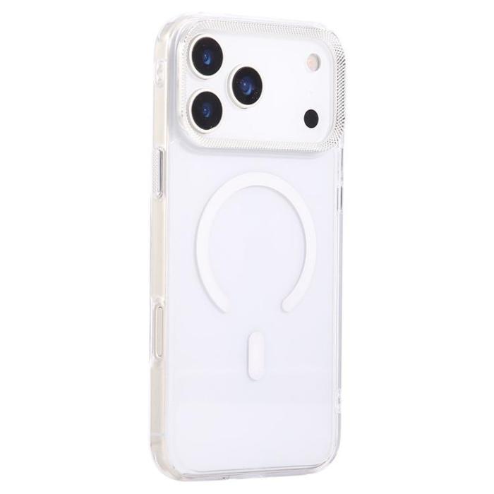 A-One Brand - iPhone 17 Pro Max Mobilskal MagSafe Texture Frame - Vit