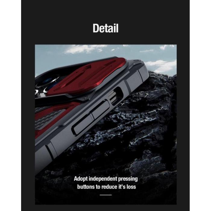 Nillkin - Nillkin iPhone 14 Pro Skal Adventurer Pro - Röd