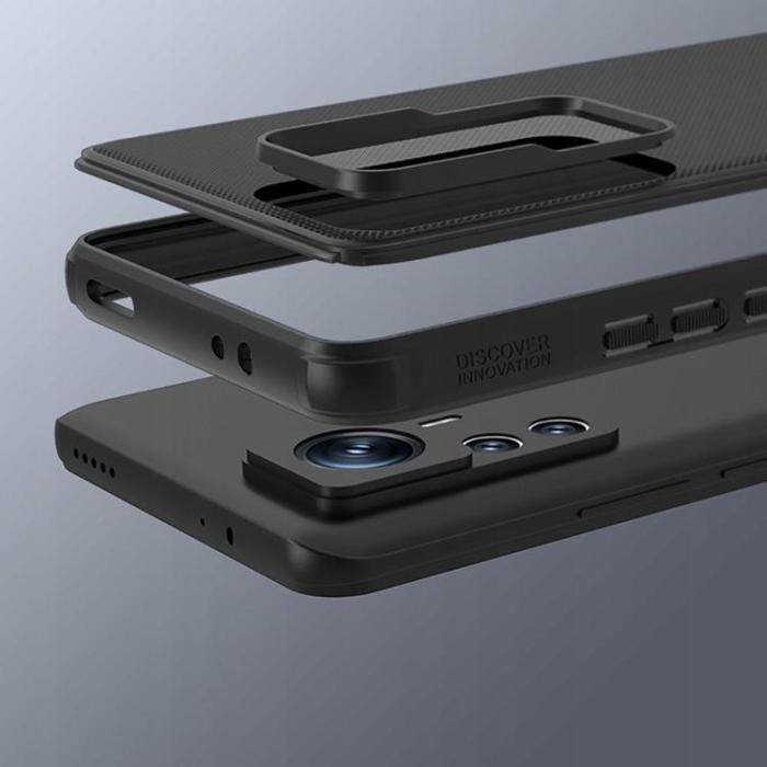 Nillkin - Nillkin Xiaomi 12T Pro Skal Frosted Shield - Svart