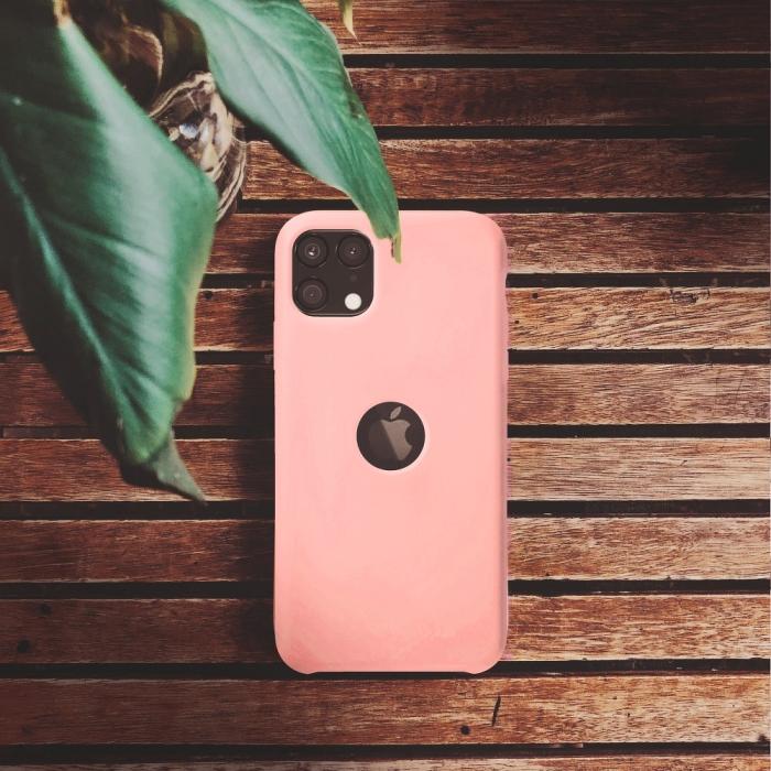 UTGATT1 - Forcell Silikon Skal till iPhone 13 PRO MAX Rosa