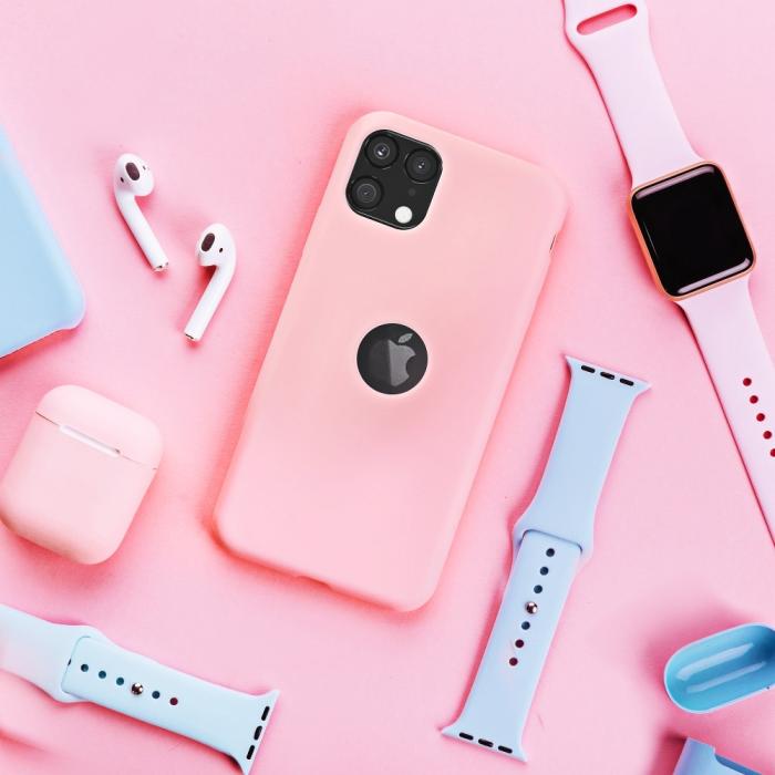 UTGATT1 - Forcell Silikon Skal till iPhone 13 PRO MAX Rosa