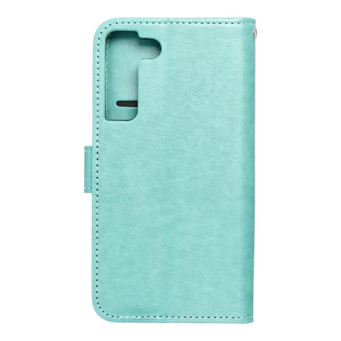 Forcell - Forcell MEZZO Plånboksfodral till Samsung Galaxy S22 Grön
