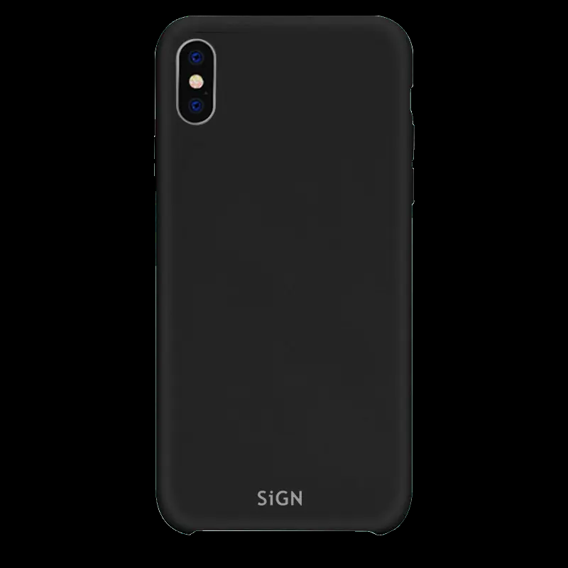 SiGN iPhone XS Max Skal Liquid Silicone - Svart | 2353 | AlltMobil