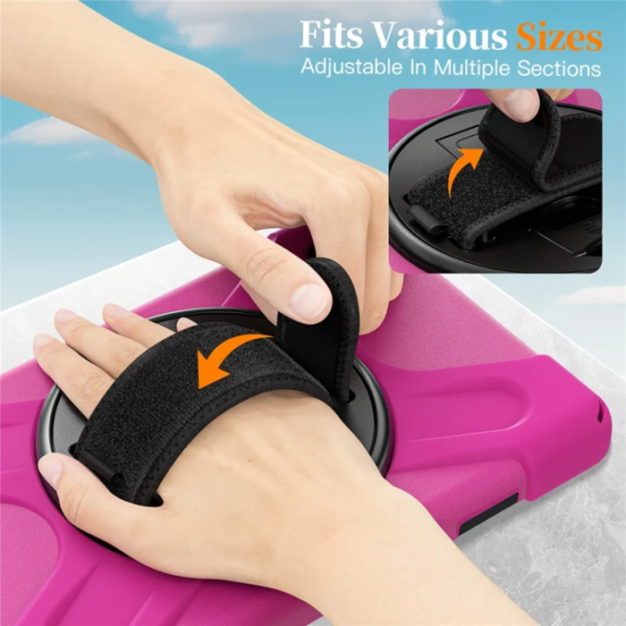 A-One Brand - Galaxy Tab A11 Mobilskal Kickstand Silikon Axelrem