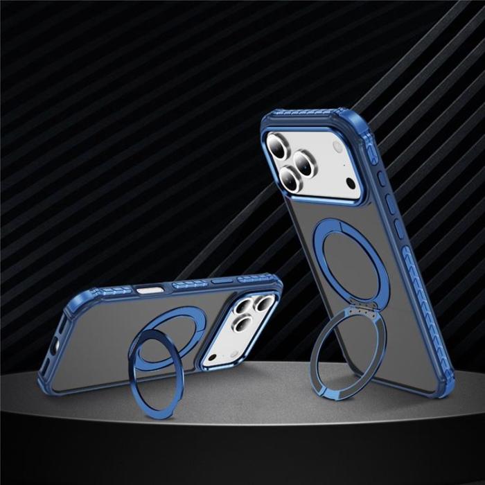 A-One Brand - iPhone 17 Pro Mobilskal MagSafe Skin Touch - Blå