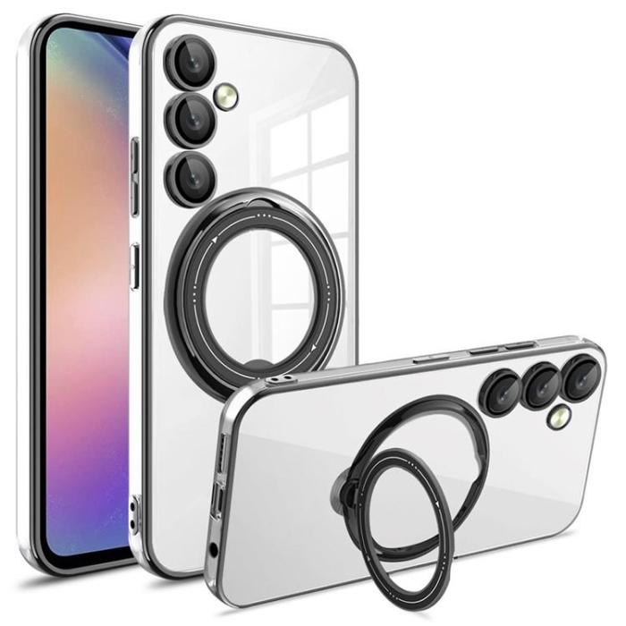 A-One Brand - Galaxy S24 Mobilskal Ringhållare TPU - Svart