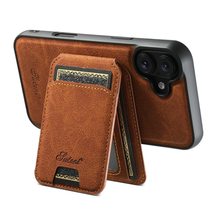SUTENI - SUTENI iPhone 17 Mobilskal MagSafe Kickstand H16 - Khaki