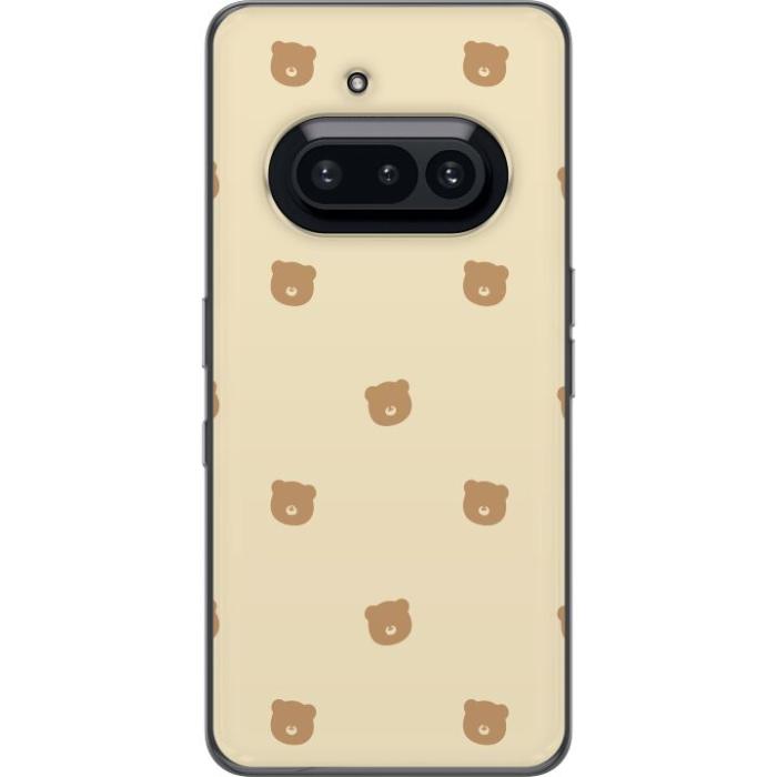 iSecrets - Mobilskal till Nothing Phone (3a) med Björnmönster