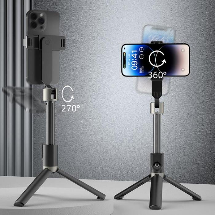 Dudao - Dudao Selfiestick med Tripod F18B - Svart