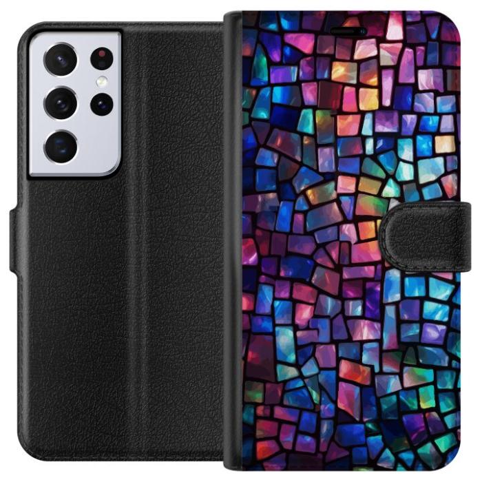 iSecrets - Plånboksfodral till Samsung Galaxy S21 Ultra 5G med Disco