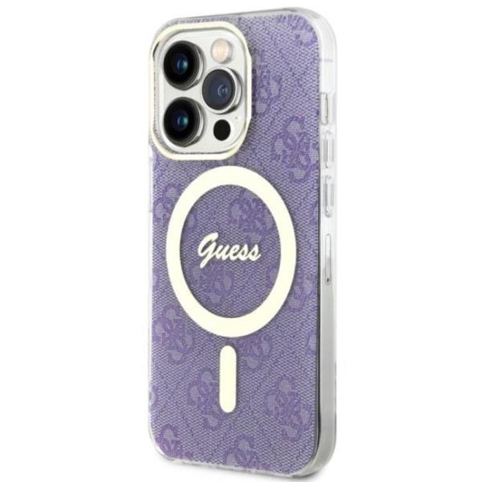Guess - Guess iPhone 14 Pro Max Mobilskal MagSafe - Lila