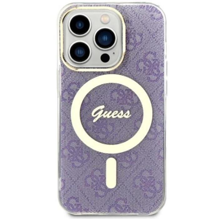 Guess - Guess iPhone 14 Pro Max Mobilskal MagSafe - Lila