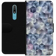 Gustaf - Pl&aring;nboksfodral till Nokia 2.4 med Cyklon