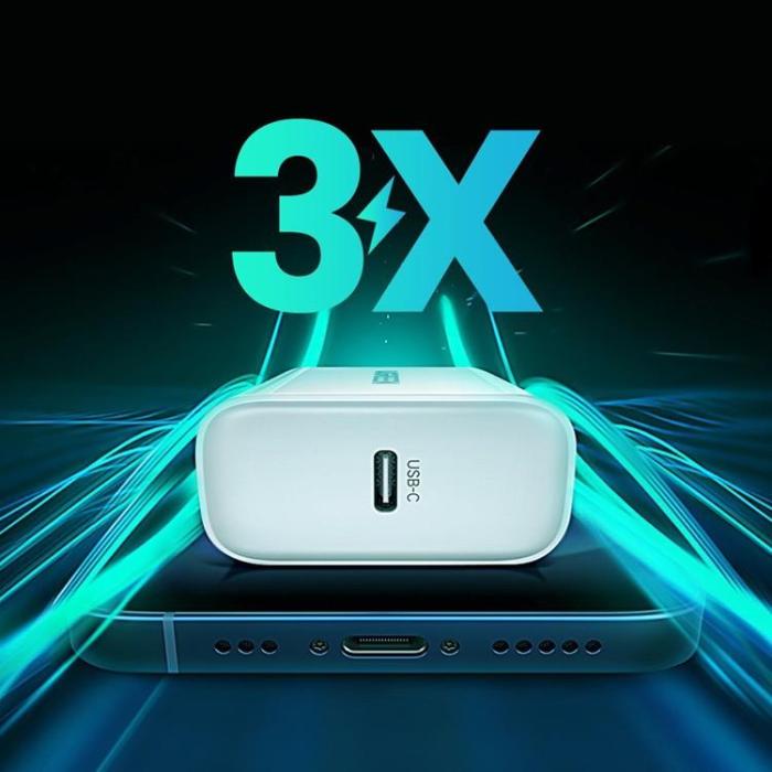 Ugreen - Ugreen Power Väggladdare USB-C 20W 3A - Vit