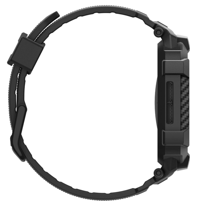 Spigen - Spigen Apple Watch 42mm Series 10 Skal Rugged Armor Pro - Matte Svart