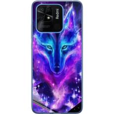 iSecrets - Mobilskal till Xiaomi Redmi 10C med Neon Varg