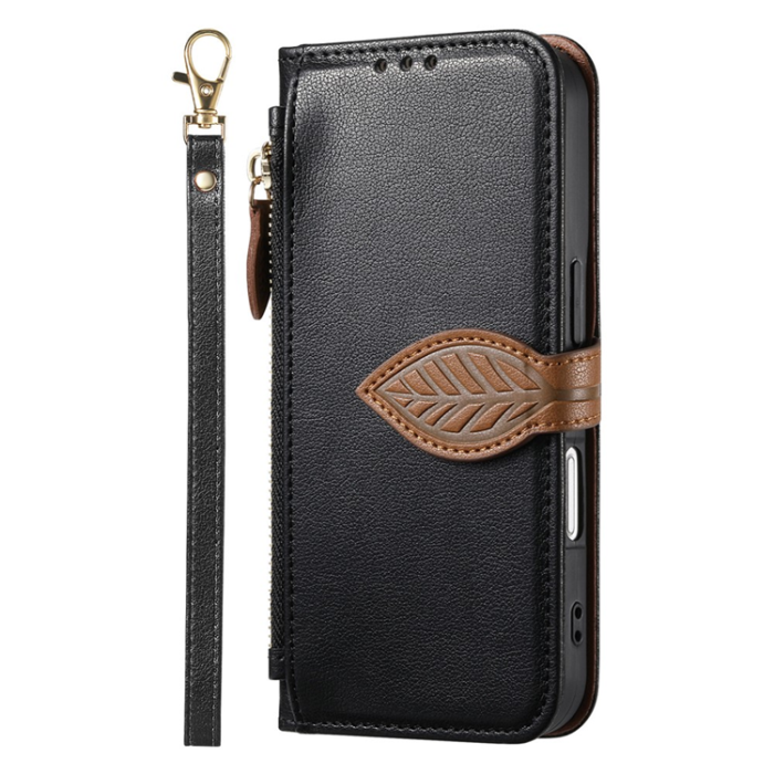 A-One Brand - iPhone Air Plånboksfodral Leaf Magnetiskt Spänne Konstläder