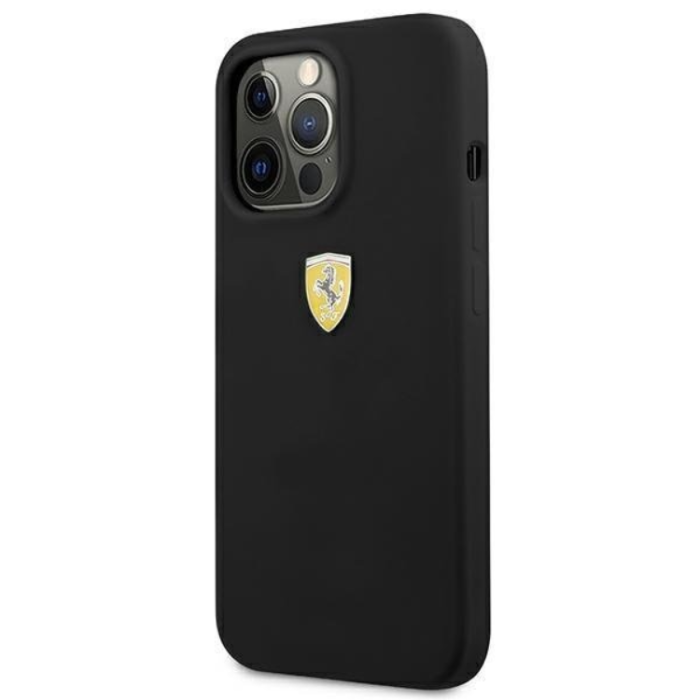 Ferrari - Ferrari iPhone 13 Pro Max Skal Silicone - Svart