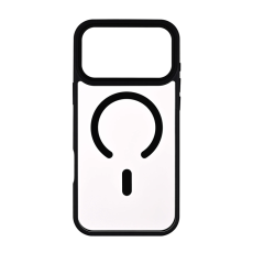 Onsala - ONSALA iPhone 17 Pro Max Mobilskal MagSafe Bumper - Svart-Clear