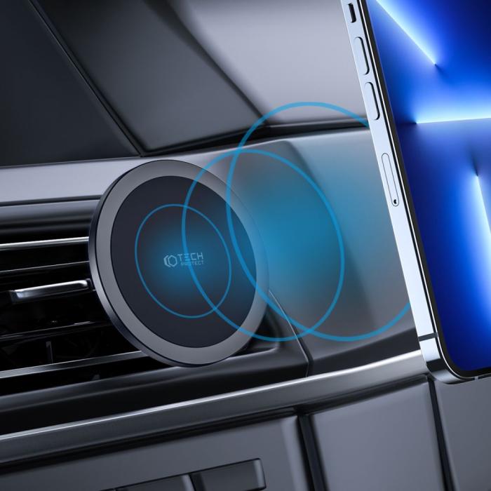 UTGATT - Magsafe Bilhållare till Ventgaller N52 - Svart/Grå