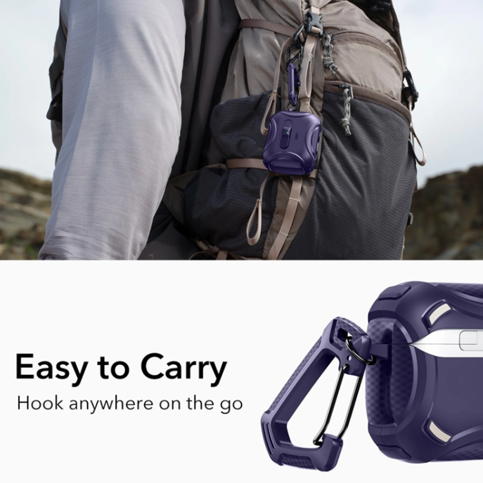 ESR - ESR Apple Airpods Pro 3 Skal Magsafe Cyber Flicklock