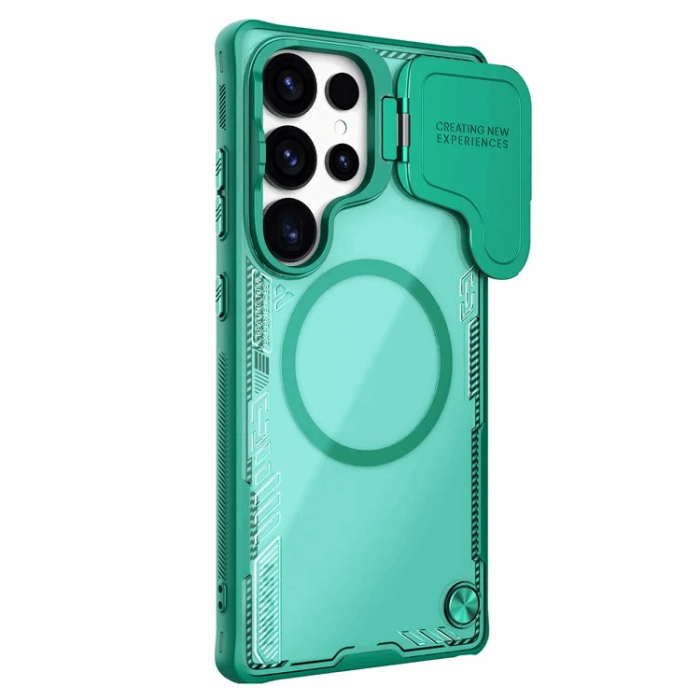 Nillkin - Nillkin Galaxy S25 Ultra Mobilskal Magsafe Iceblade Prop - Grön