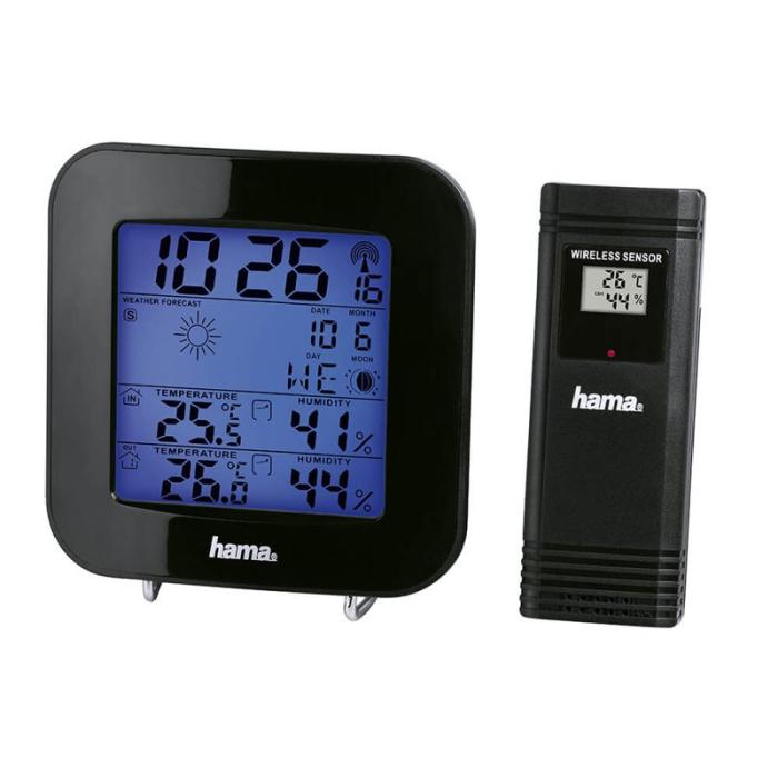 Hama - HAMA Väderstation EWS-200 Svart