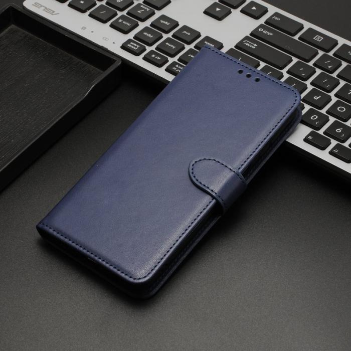 OEM - Plånboksfodral för Samsung Galaxy S26 Konstläder med ställ - Blå