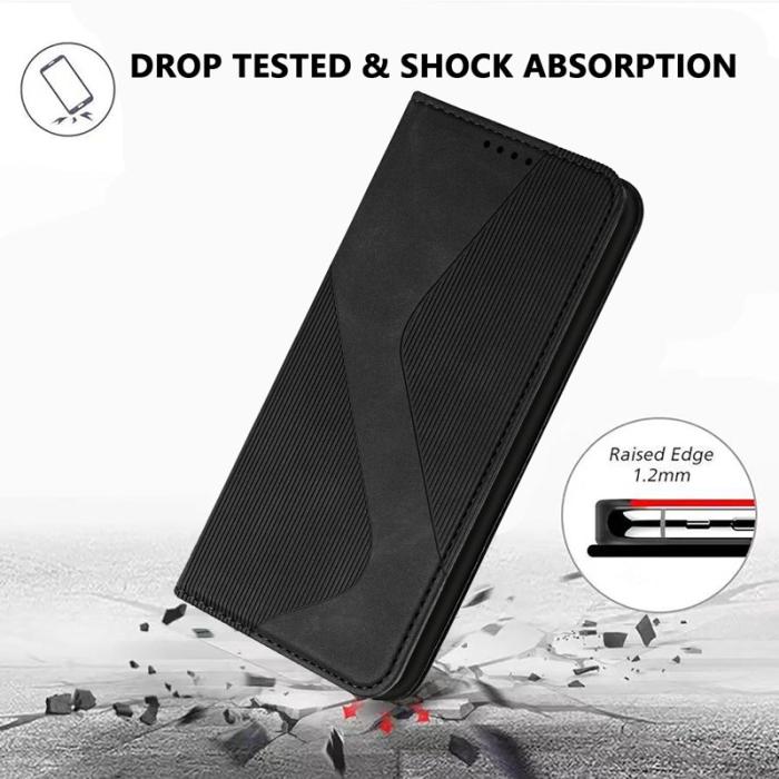 OEM - Plånboksfodral för Samsung Galaxy S26 Konstläder med ställ - Svart