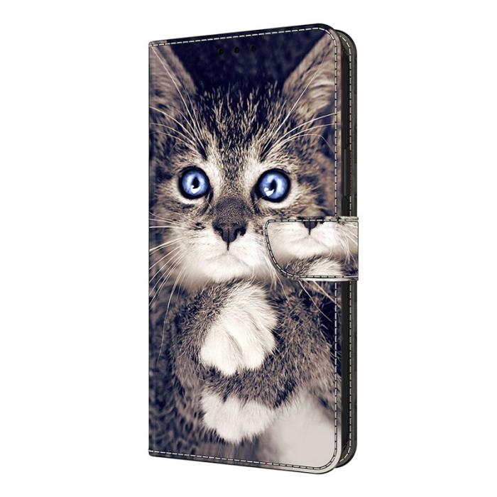 OEM - Plånboksfodral för Samsung Galaxy S26 Konstläder Mönster - Svart