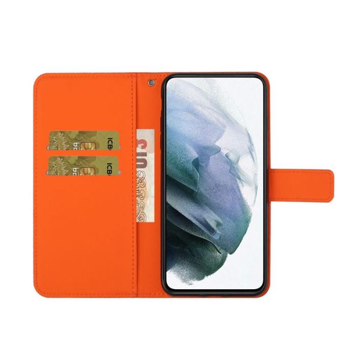 OEM - Plånboksfodral för Samsung Galaxy S26 Konstläder - Orange