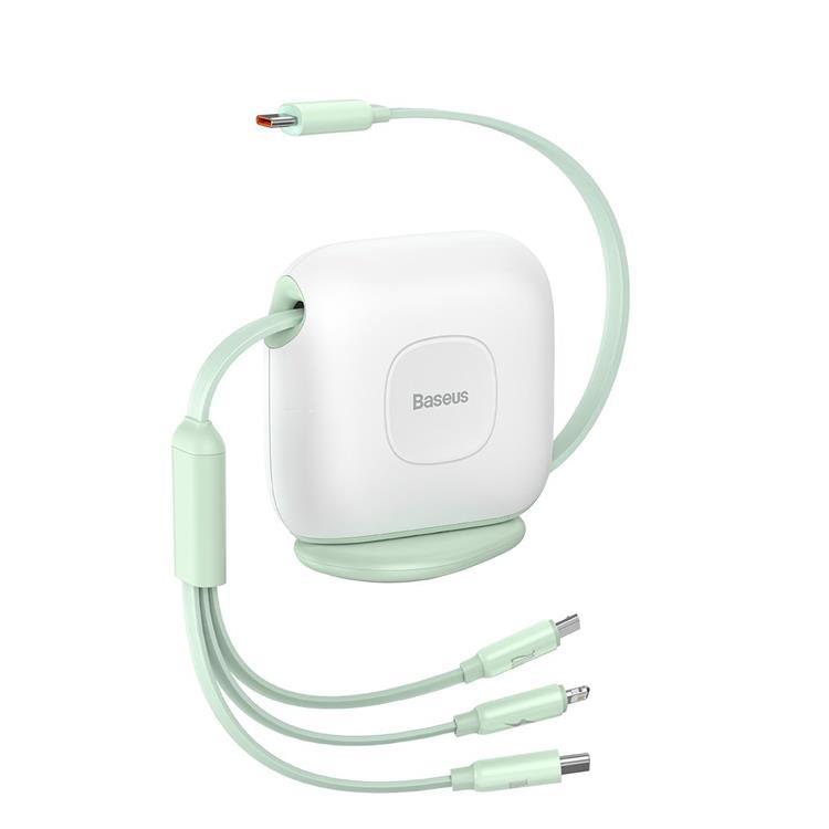 Baseus 3in1 USB-A till USB-C, Lightning, microUSB kabel 100W 1.7m | 3541 | AlltMobil