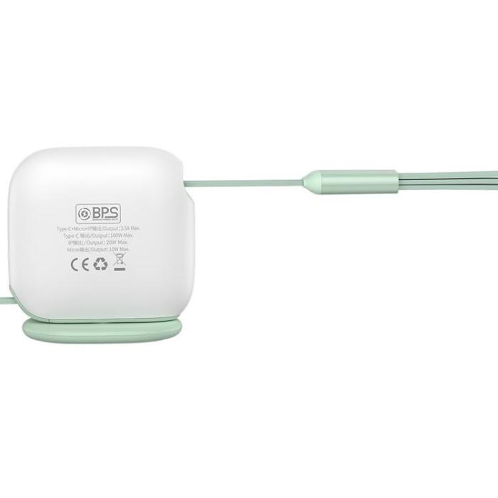 BASEUS - Baseus 3in1 USB-A till USB-C, Lightning, microUSB kabel 100W 1.7m