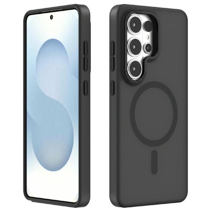 OEM - Mobilskal för Samsung Galaxy S26 Ultra Magnetiskt TPU + PC - Svart