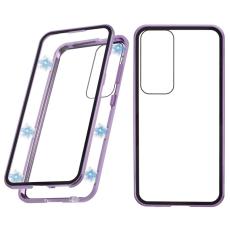 OEM - Mobilskal f&ouml;r Samsung Galaxy S26 Dubbel-sidigt h&auml;rdat glas - Lila