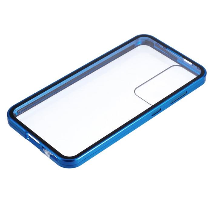 OEM - Mobilskal för Samsung Galaxy S26 Dubbel-Sidigt Härdat Glas - Blå