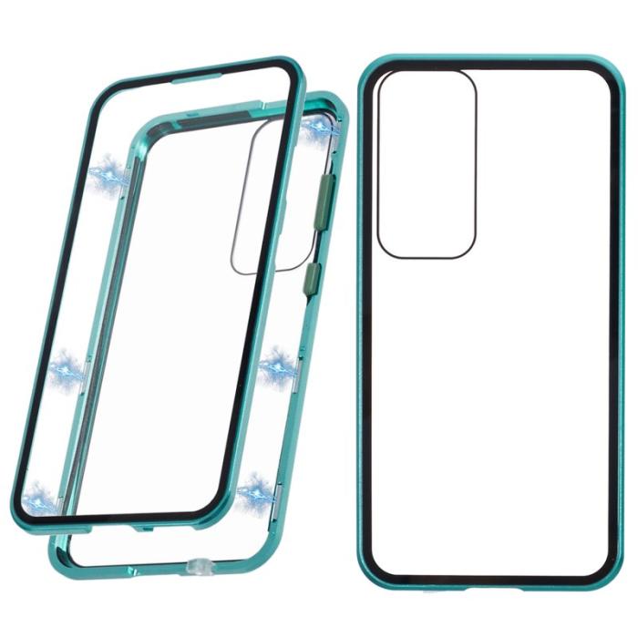 OEM - Mobilskal för Samsung Galaxy S26 Dubbel-Sidigt Härdat Glas - Grön